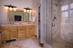 Master Bath with Large Shower and Dual Vanities